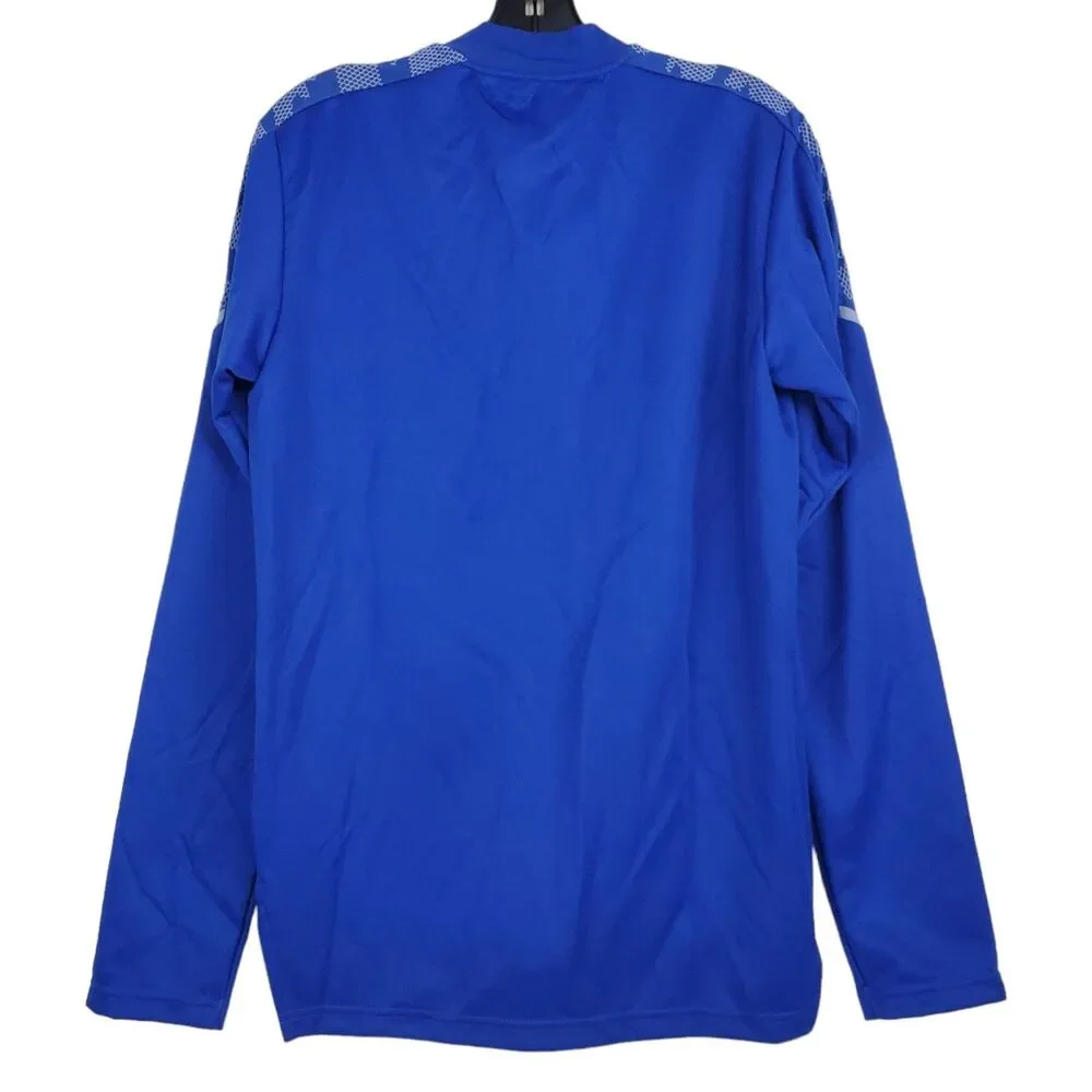 ADIDAS Jacket CONDIVO 21 Mens Small Blue Full Zip Soccer Activewear PRIMEBLUE